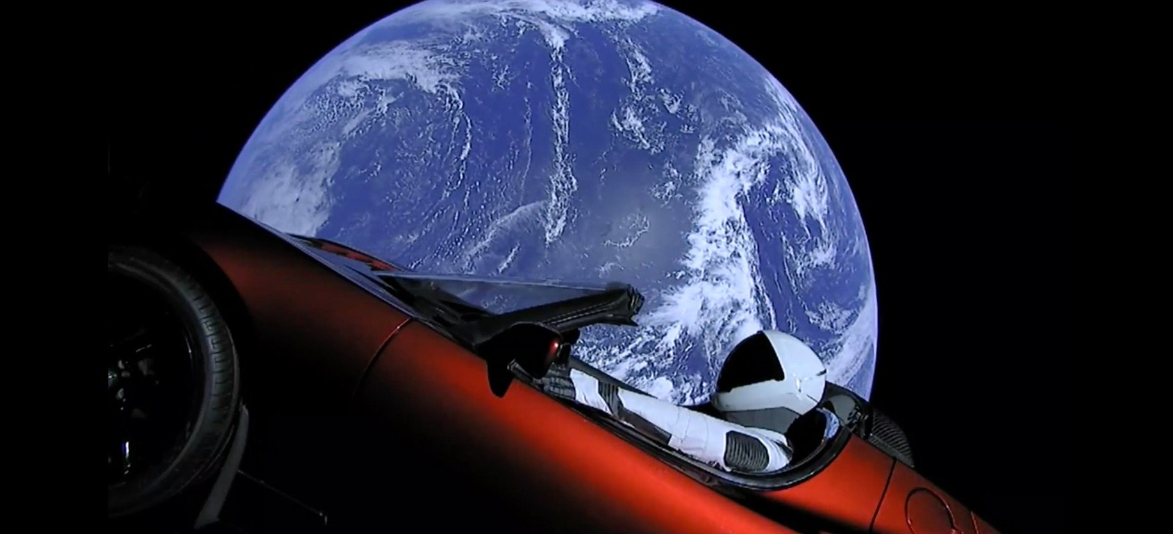 Elon Musk envió su Tesla Roadster a Marte