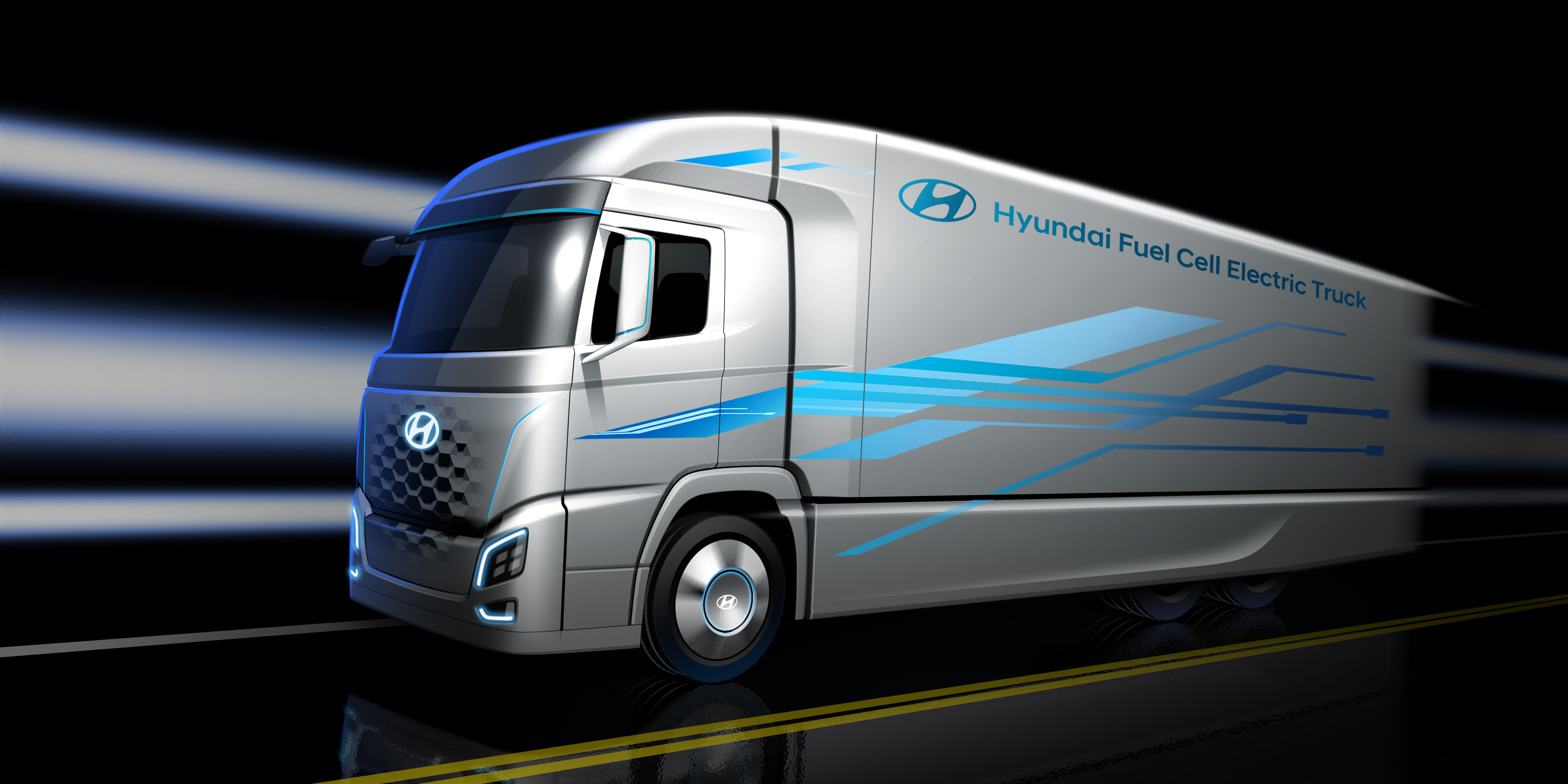 Hyundai presentó su nuevo camión de celdas de combustible