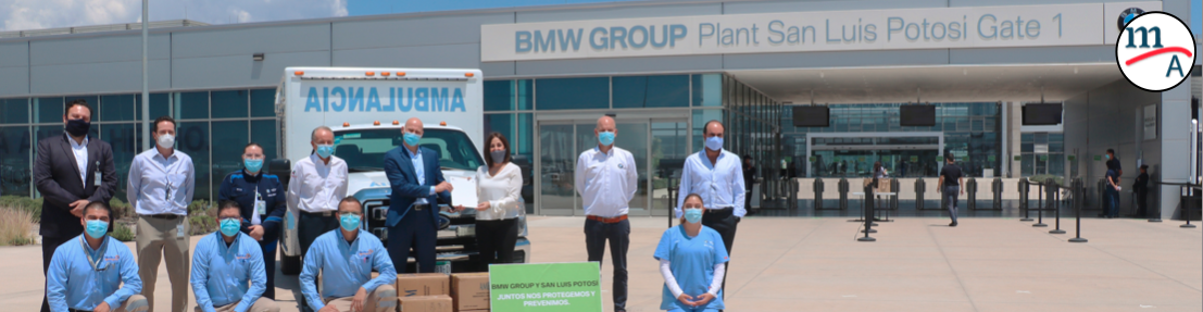 BMW donó material médico a la comunidad médica potosina