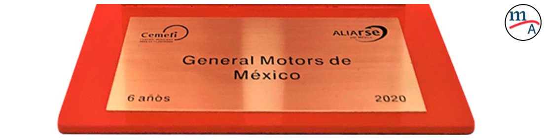General Motors de México es reconocida como Empresa Socialmente Responsable por 6° año consecutivo