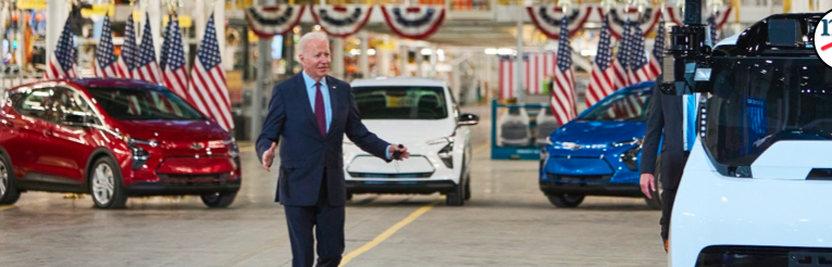 Joe Biden en la inauguración de Factory ZERO