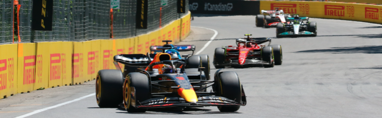 Verstappen logró una difícil victoria desde la pole en Canadá GP