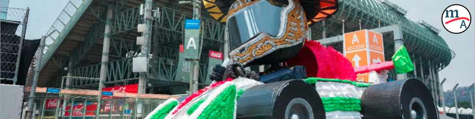 El México GP piñatas racing