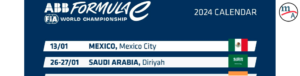 Formula E calendar 2024